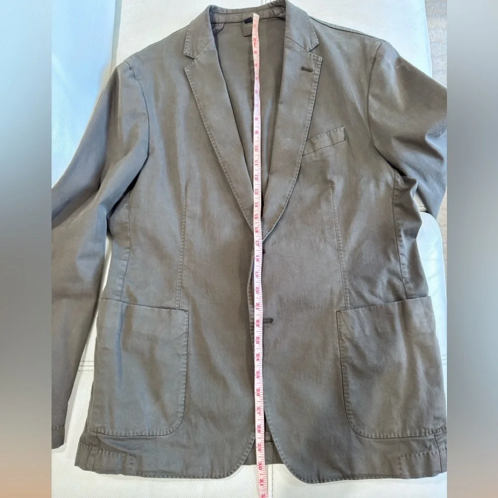 Hugo Boss Mens Khaki Classic Blazer In Large